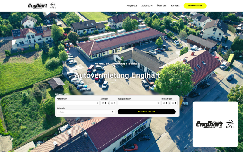 Autovermietung Engelhart Fallbeispiel, Drohnenaufnahme Image